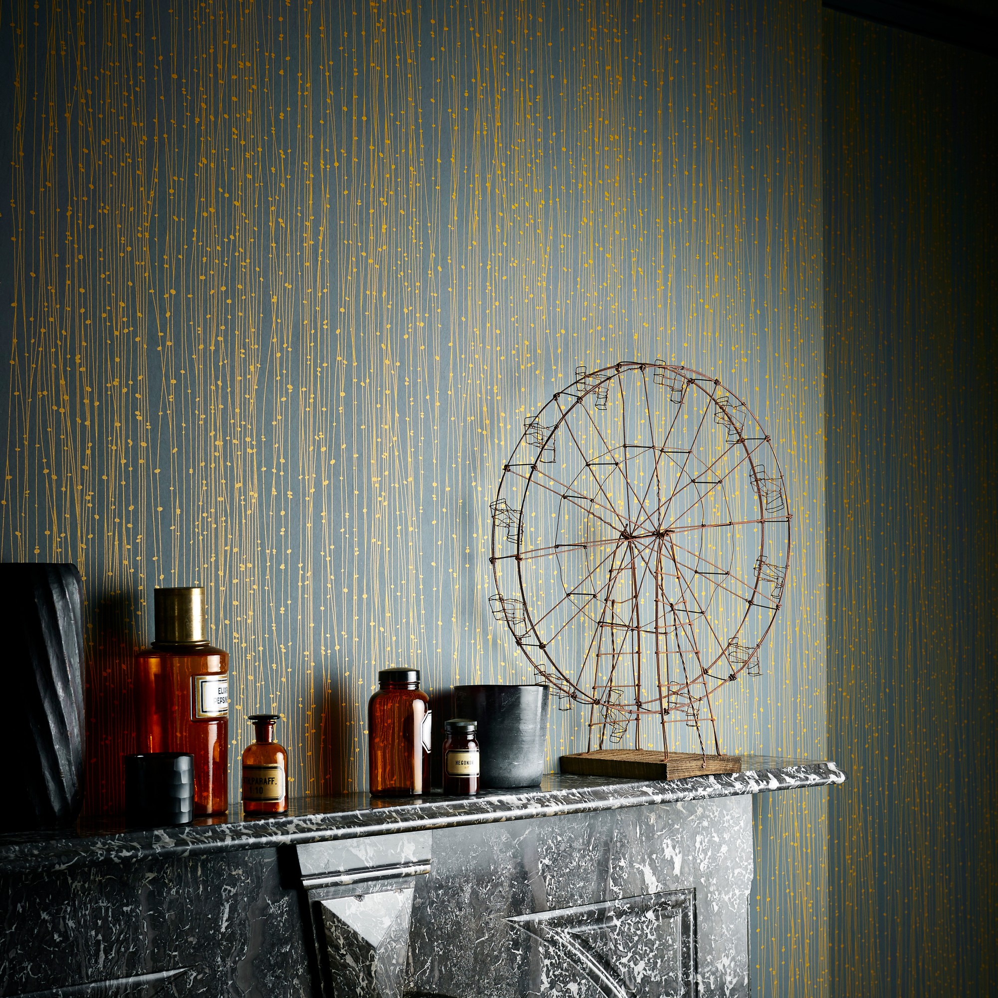 Kalamia Wallpaper 111385 By Harlequin In Mimosa Graphite